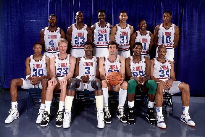 1990 Eastern Conference All-Star Team Portrait