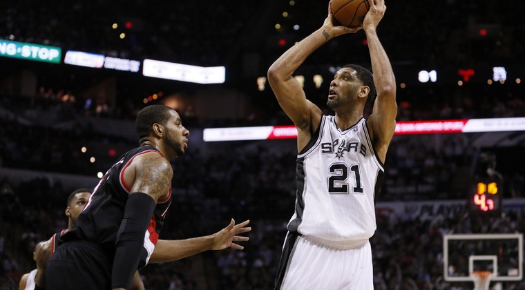 NBA: Playoffs-Portland Trail Blazers at San Antonio Spurs