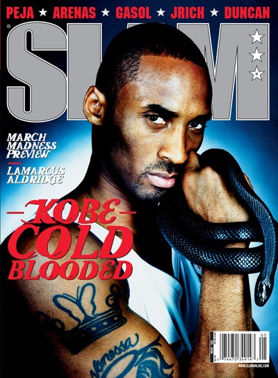Cover di SLAM di tanti anni fa che incarna piuttosto bene il concetto: “Kobe Cold Blooded”